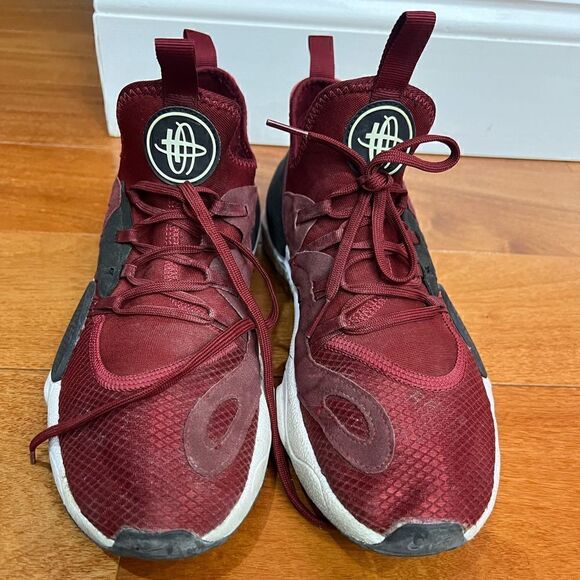Nike Huarache E.D.G.E.  Burgundy White Black Mens‎ Running Sneakers Size 8.5 main image 7